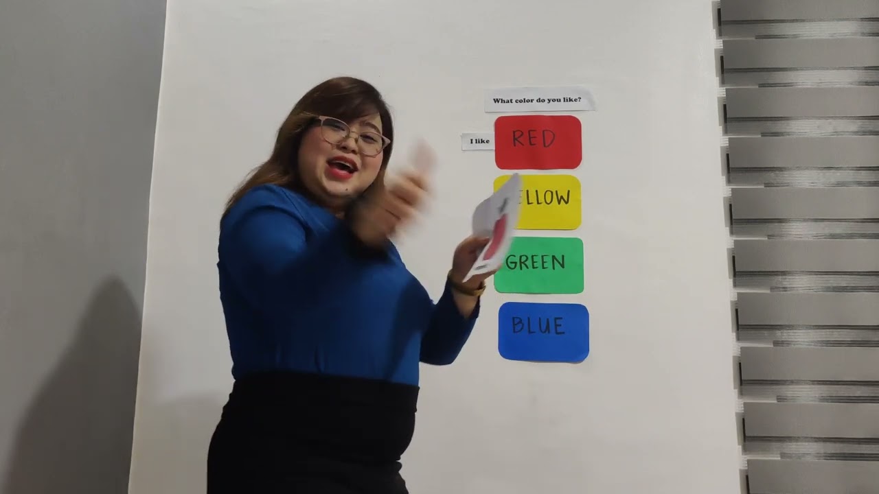 Janica's ESL Demo Teaching: Colors (Filipino Preschool Teacher)