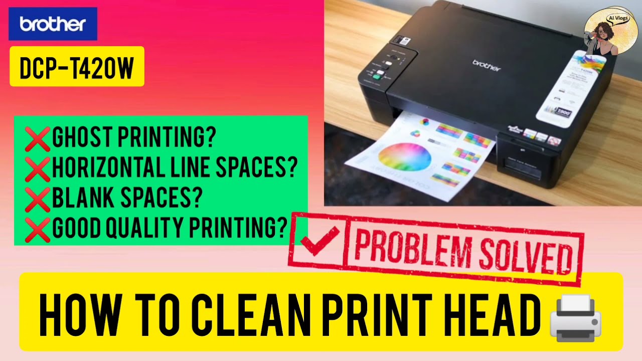 How to Properly Clean Print Head #Brother DCP-T420W