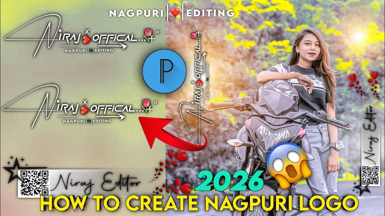 New Nagpuri Style Logo Kaise Banaye 😍🌷 || 2026 ! How To Create Nagpuri Logo. #logo #nagpuri