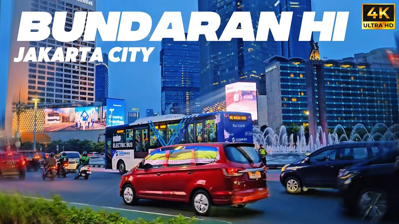 EXPLORE JAKARTA CITY | BUNDARAN HI | WALKING TOUR 4K VIDEO