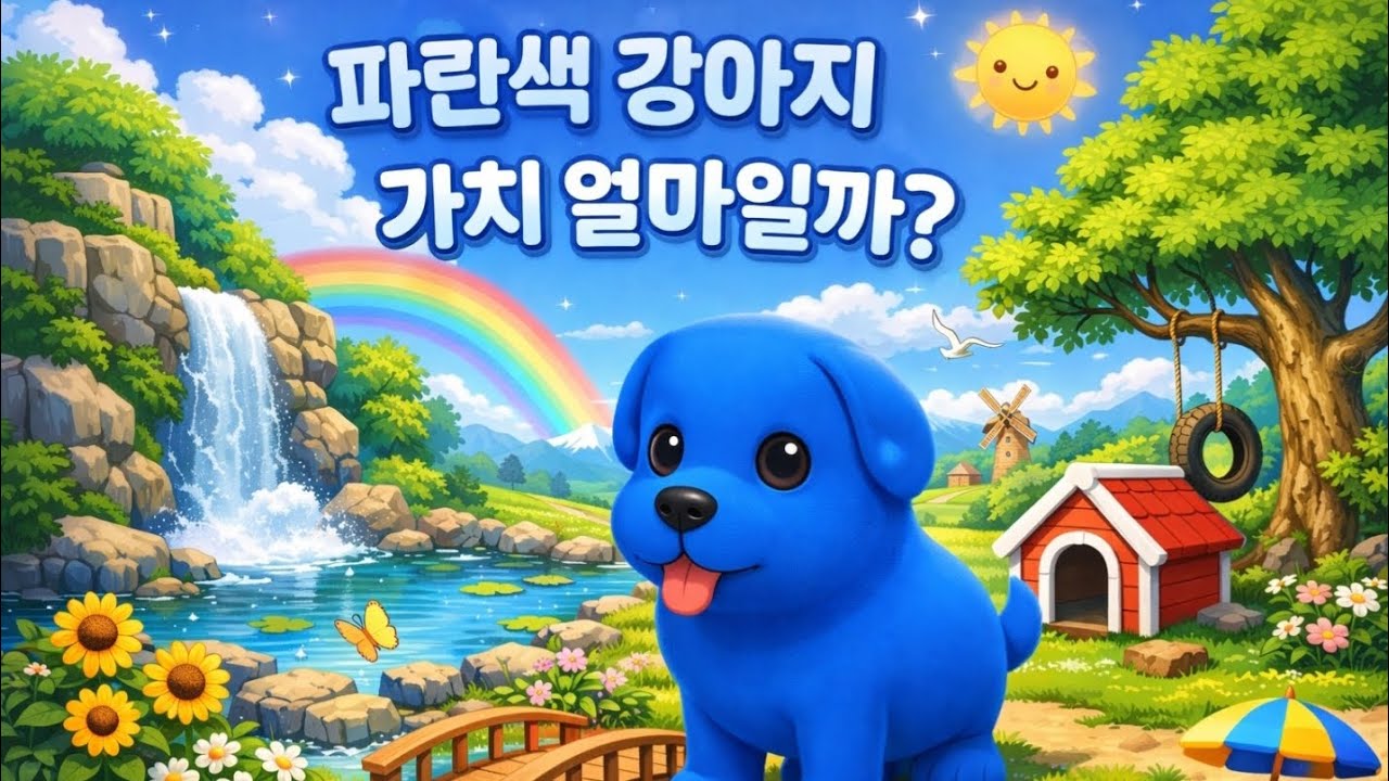 입양하세요 파란색 개(파강)의 가치알아보기! #입양하세요 