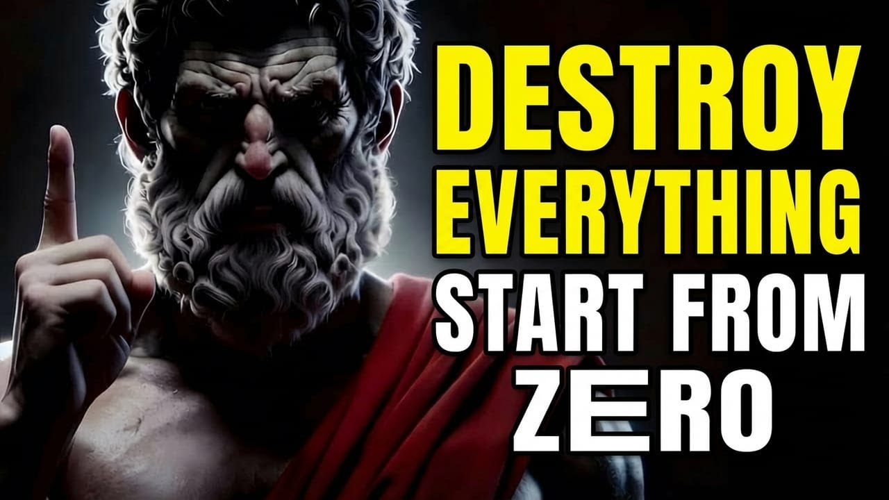 DESTROY EVERYTHING and START FROM ZERO: How to Make 2026 YOUR Year | 8 Stoic Lessons