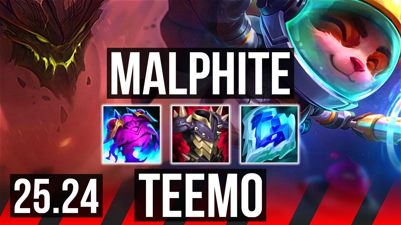 MALPHITE vs TEEMO (TOP) | KR Master | 25.24