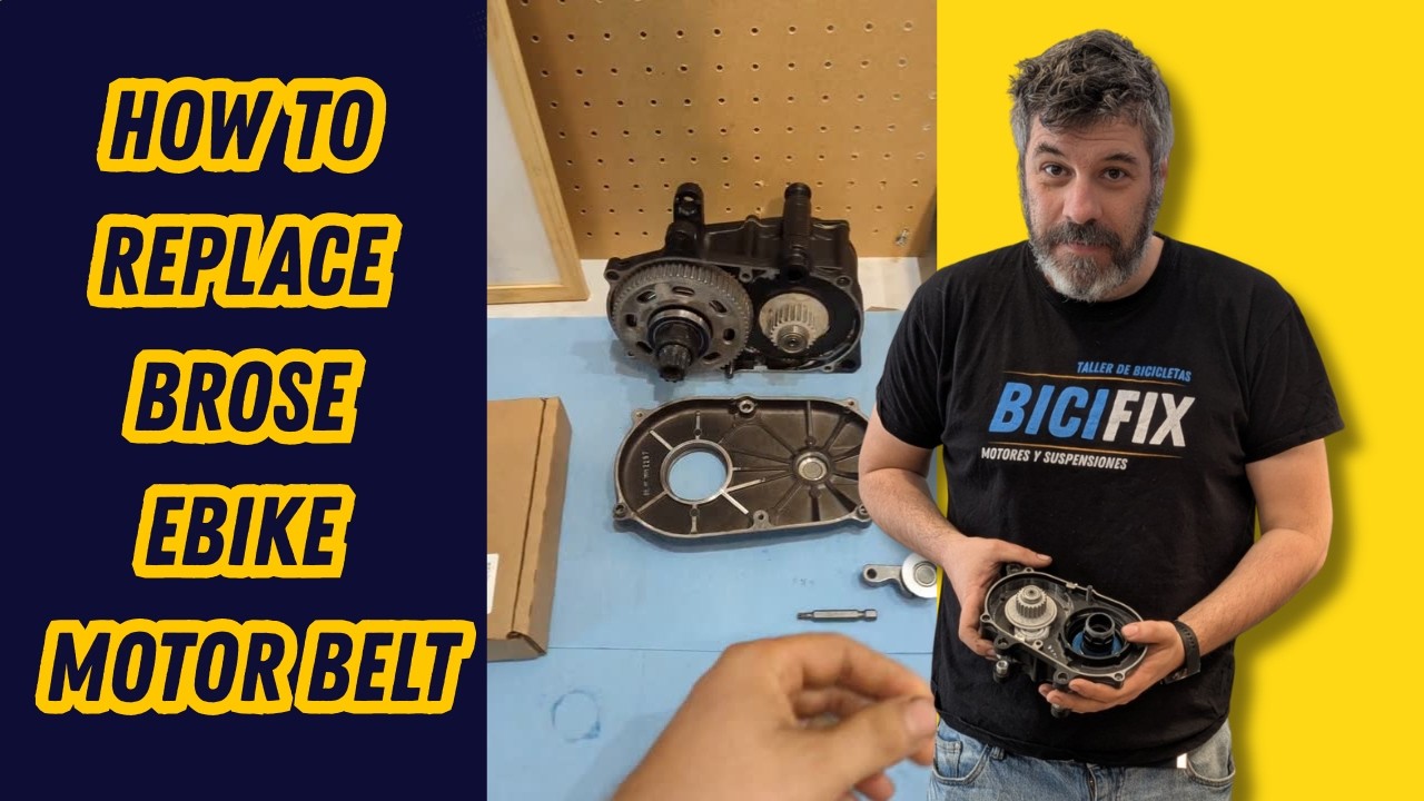 How to Replace a Brose eBike Motor Belt Tutorial | Cambio de correa Brose | BiciFix