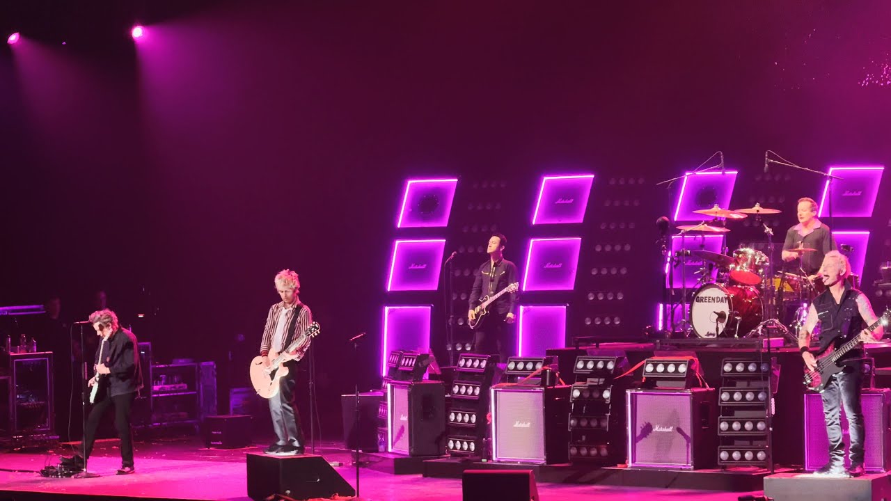 Green Day 2025-2-9 at Galaxy Arena, Macau, Macao SAR China