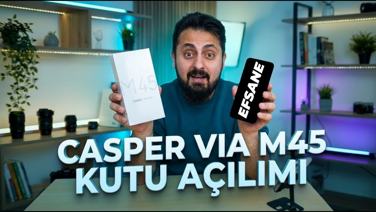Casper Via M45 Kutu Açılımı | Alınır mı? İlk İzlenimler! #casper #telefon #işbirliği