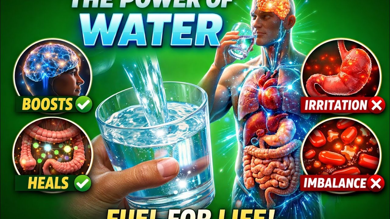 “Hydration explained inside the human body (3D Medical Visuals)”        #human #Explaned