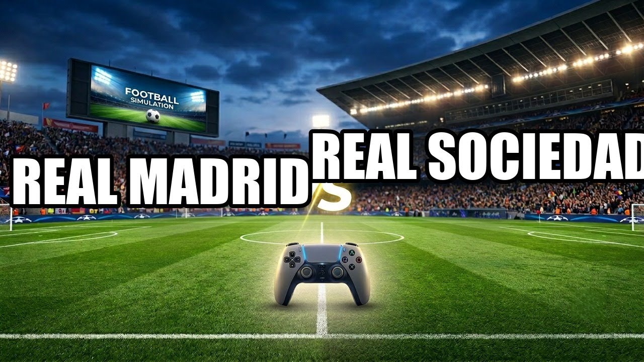 Real Madrid vs Real Sociedad - LaLiga 25/26 Goals and Highlights | Pes 21 Gameplay