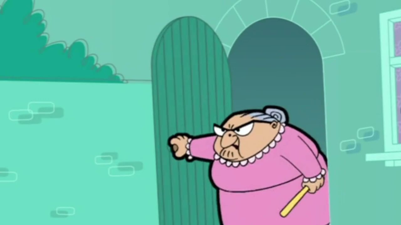 Mr Bean Official Cartoon: Every Mrs. Wicket Slamming The Doors