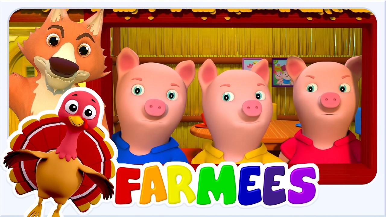 Los tres cerditos y el lobo feroz Cuentos canción y rimas para niños