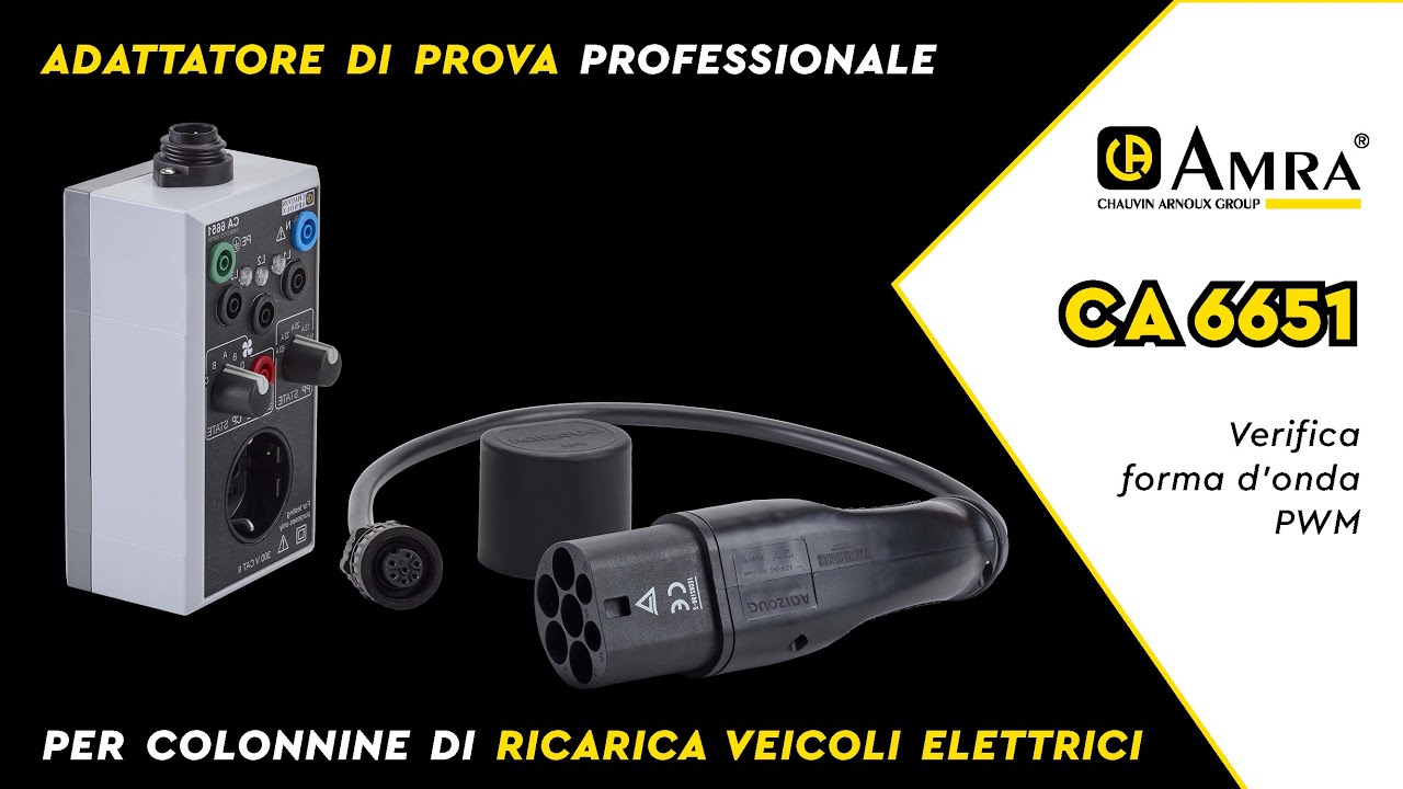 CA 6651 | Prove Funzionali per colonnine di ricarica di veicoli elettrici.