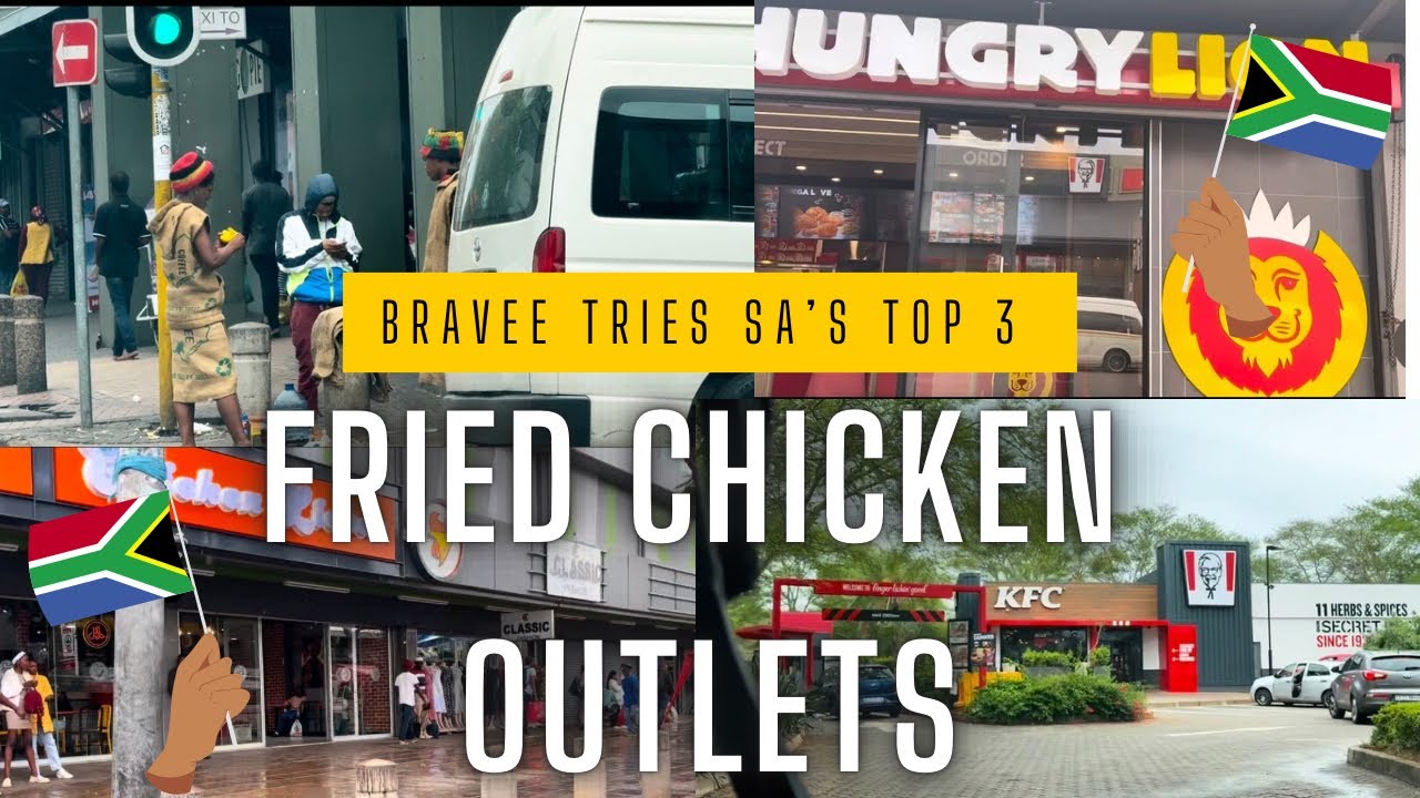 BraVee Vlogs | Food Game | Fried Chicken Outlets | Gala | South African | YouTuber