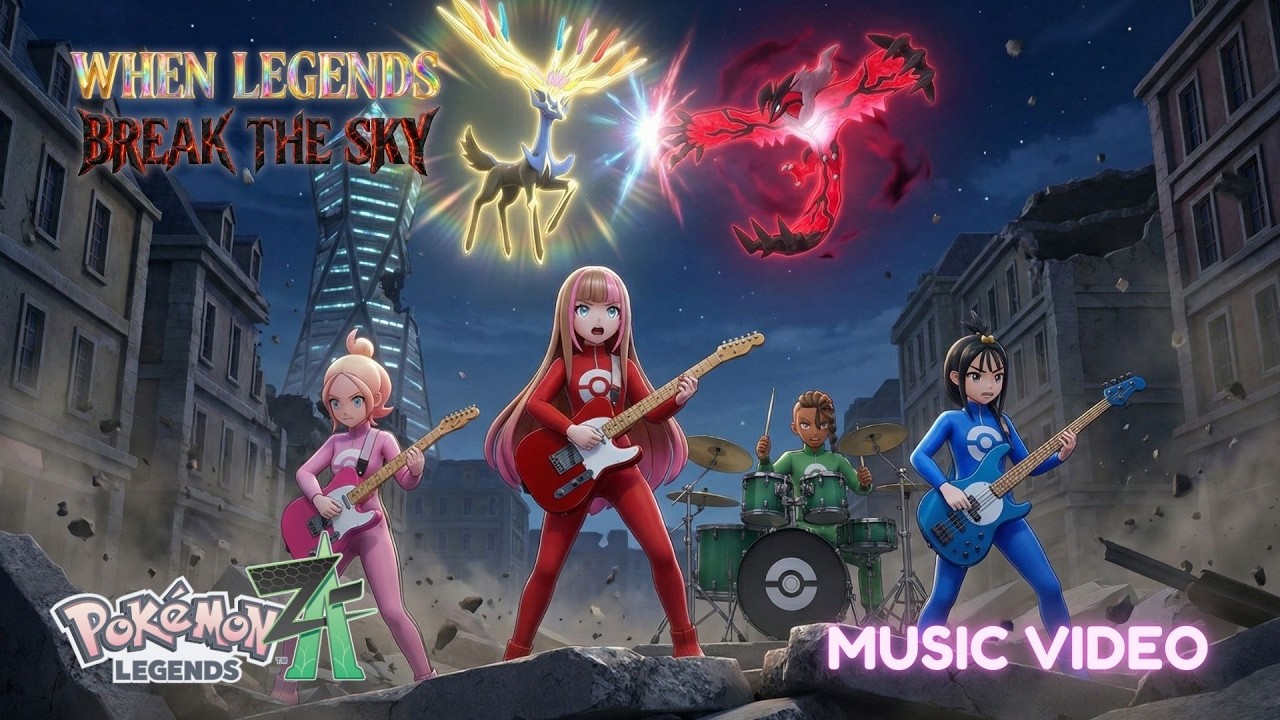 Pok&eacute;mon Z-A Fan Music Video | When Legends Break the Sky (Xerneas / Yveltal song) - ELEXYA