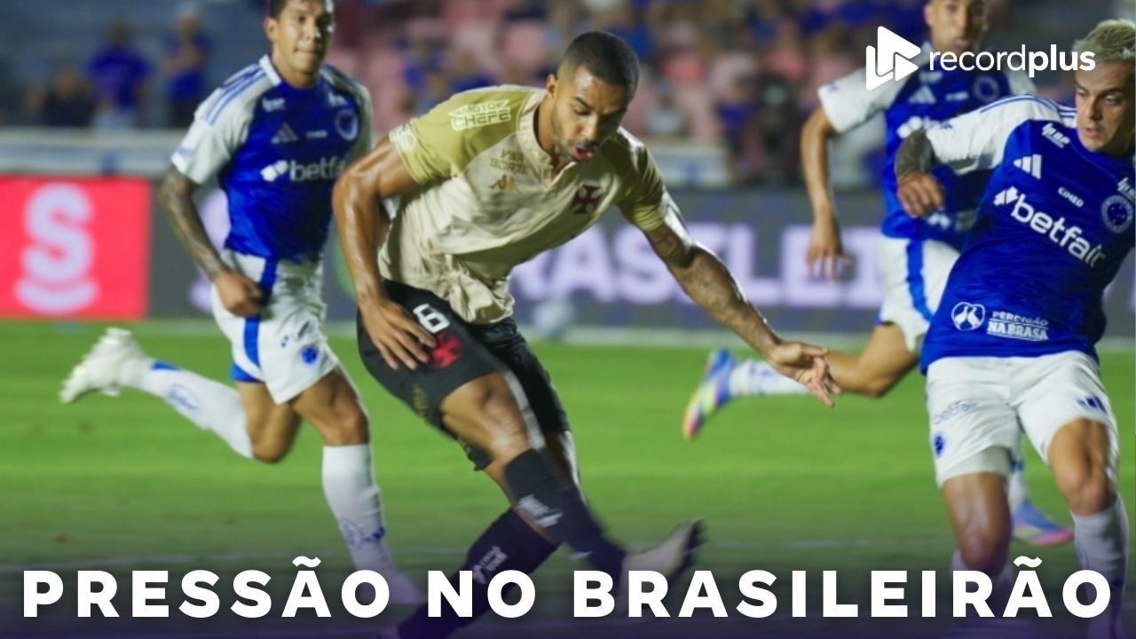 Cruzeiro x Vasco: confronto direto para fugir da zona perigosa da tabela | RecordPlus