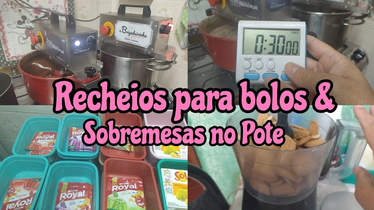 ✨ Produção de Recheios para Sobremesas no Pote/Faça e venda receitas fáceis 