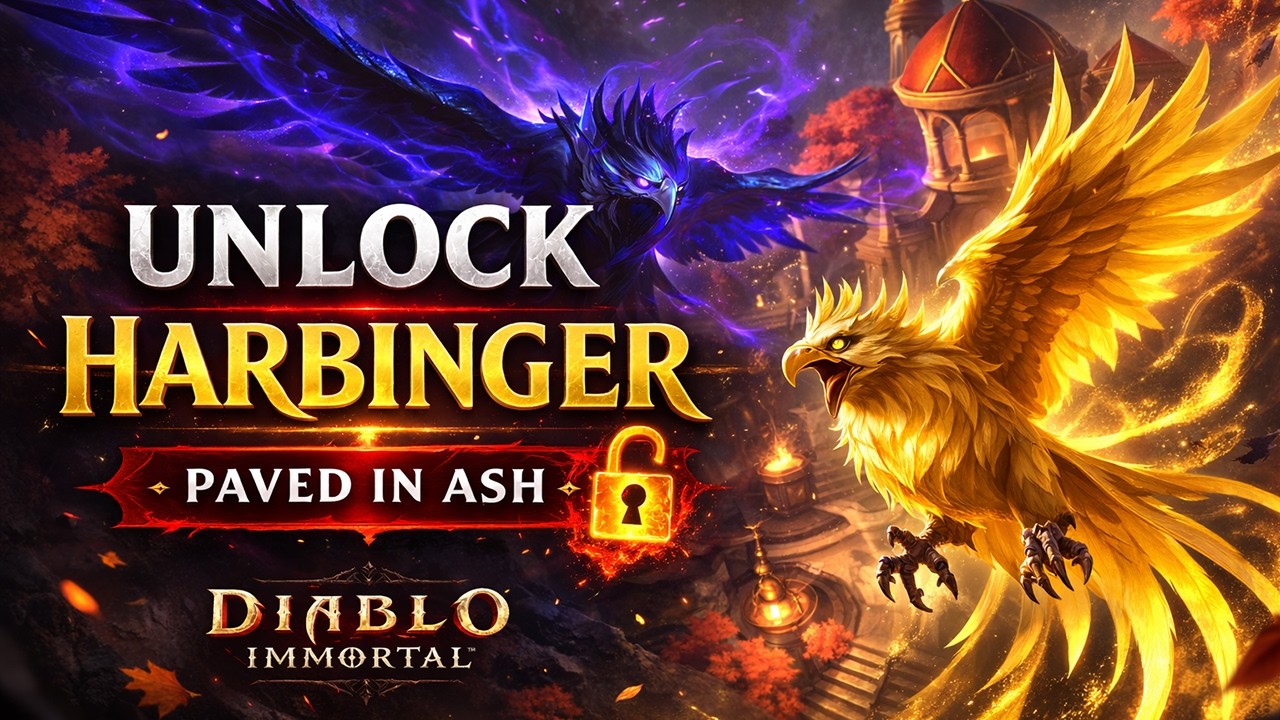 How to Unlock Harbinger of Darkness in Diablo Immortal | Paved in Ash Quest (Midnight Moon Guide)