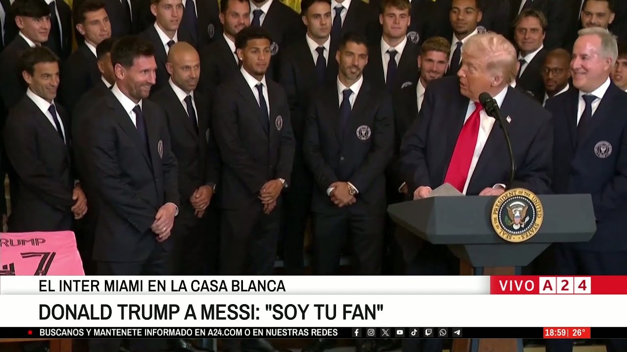 🔴 DONALD TRUMP A MESSI: 