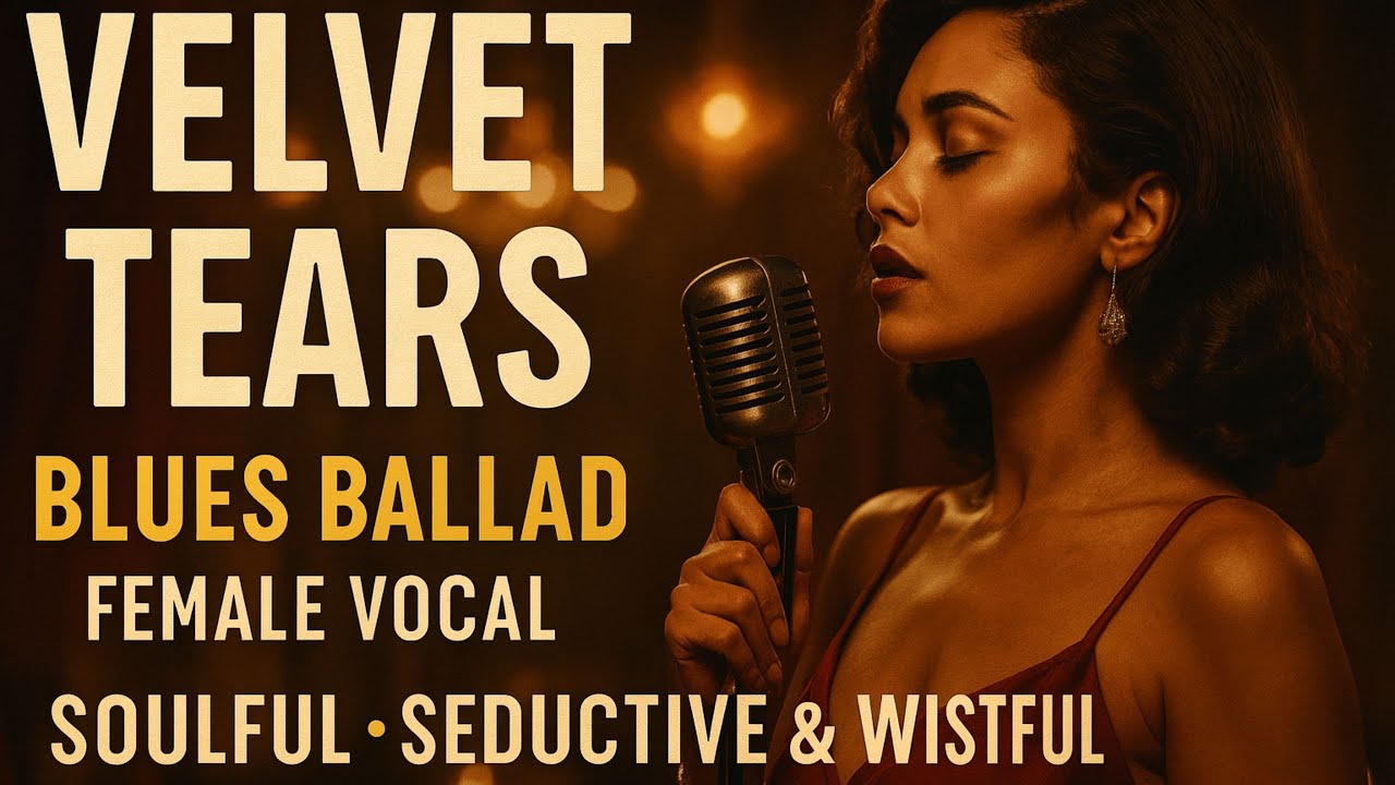 Velvet Tears – Sensual Blues Ballad with Female Vocal | Late-Night Heartbreak Music
