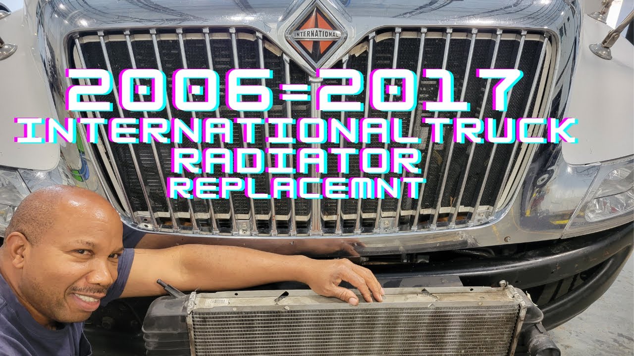 Замена радиатора International 2006-2017