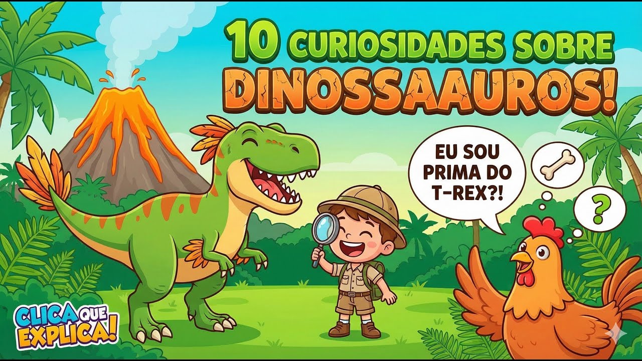 10 Curiosidades sobre DINOSSAUROS que Você Não Sabia! 🦖
