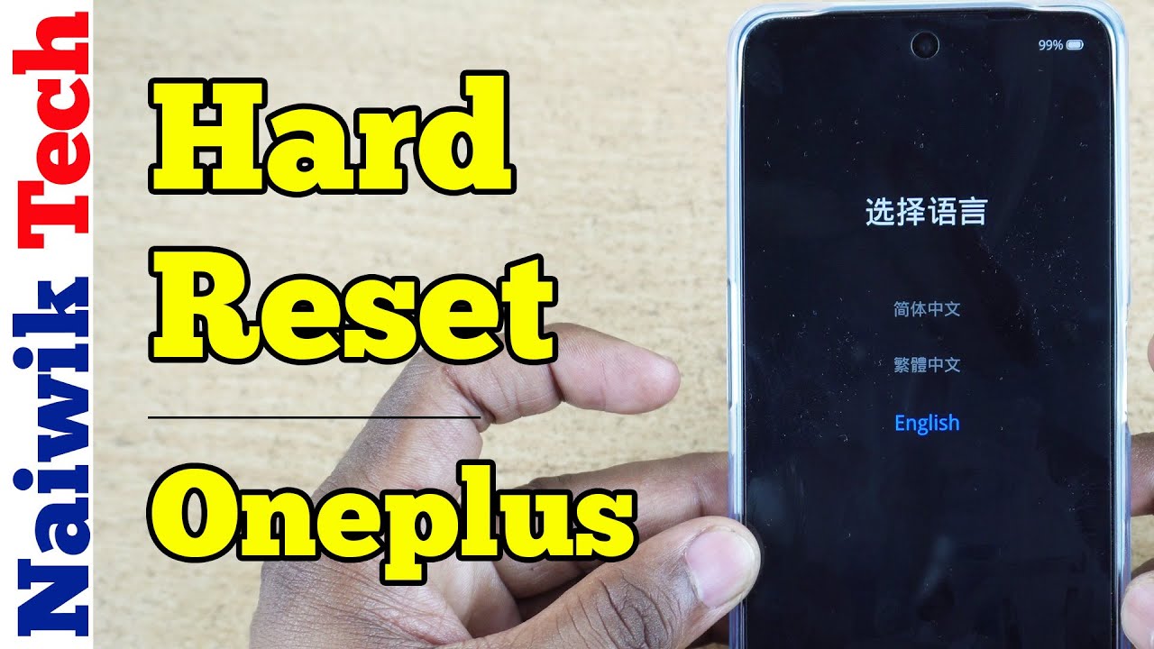Hard Reset Oneplus Phone | Oxygen OS