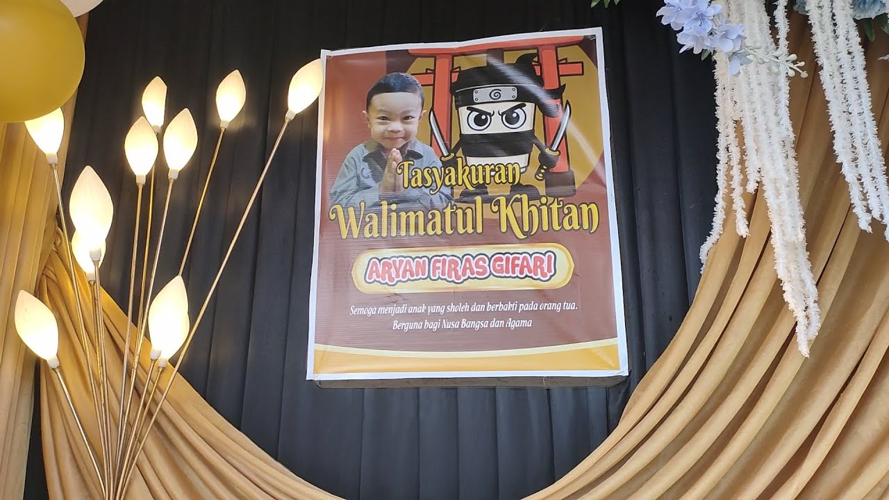Dokumentasi Tasyakur Walimatul Khitan ARYAN FIRAS GIFARI