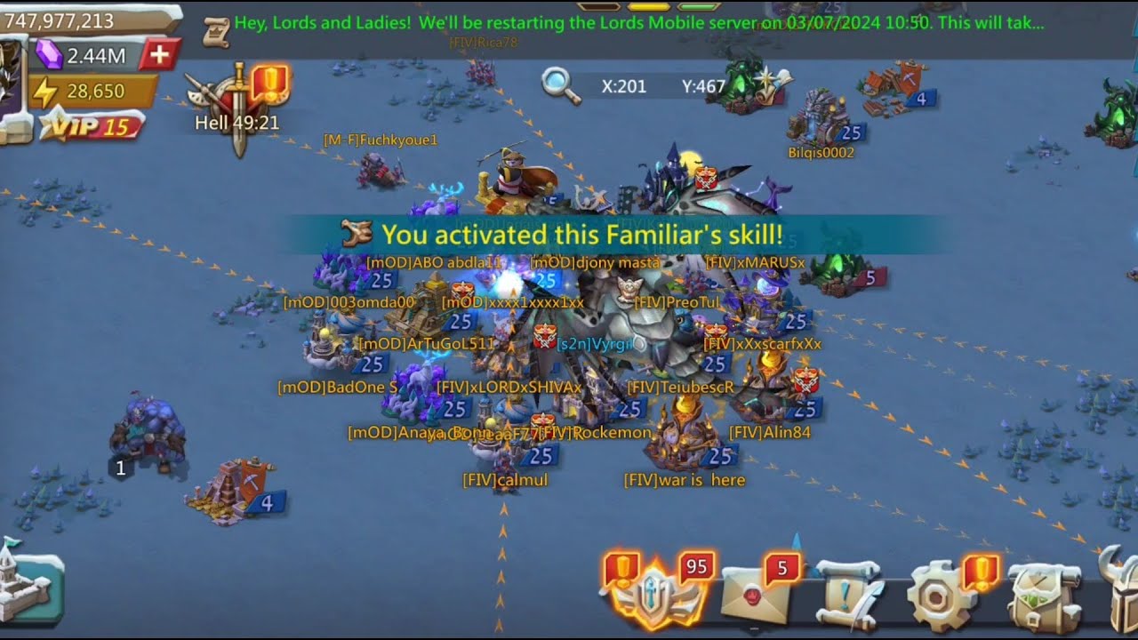 They won't stop until I burn! my rally trap fighting for it's life! Lords Mobile