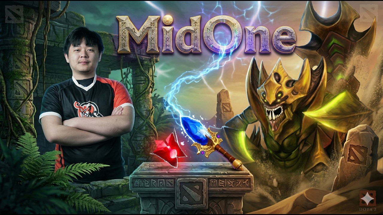 MOUZ MidOne Sand King Max DPS Bloodstone + AGHS Dota 2