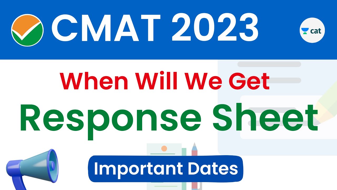 CMAT 2023 | Expected Date for Response Sheet | Results | Expected Cutoff | Ronak Shah