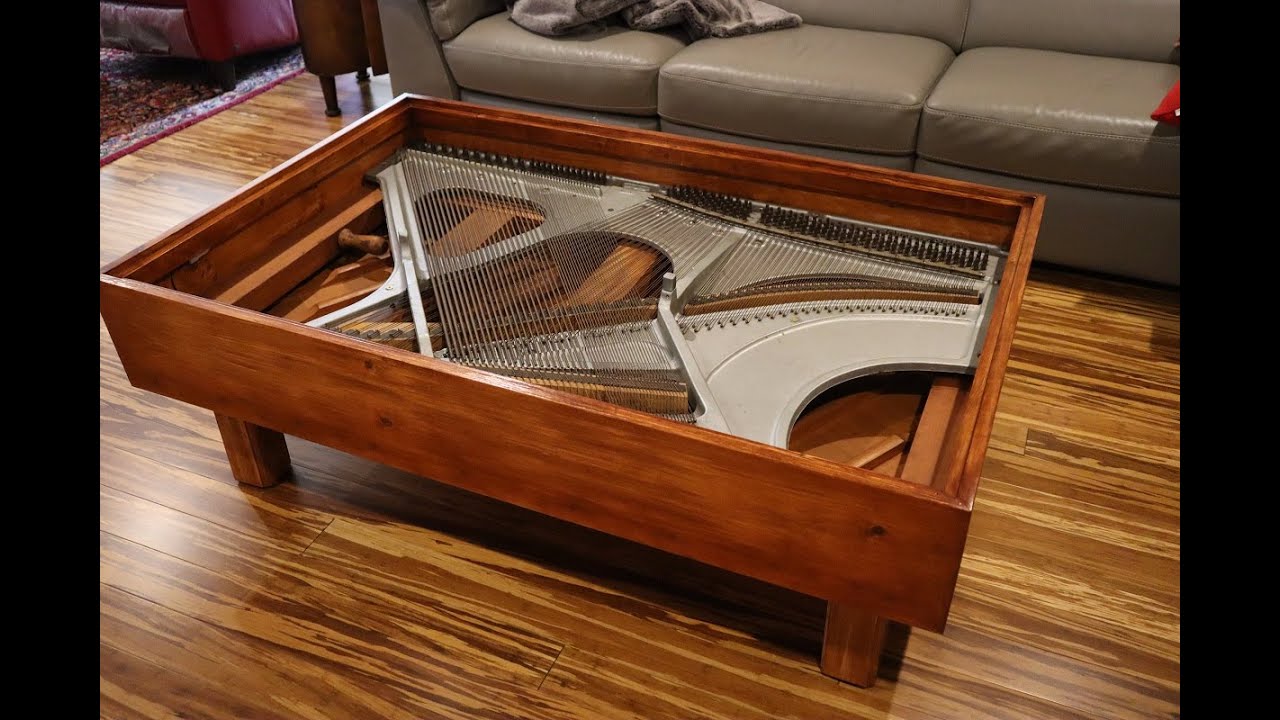 Piano Soundboard Coffee Table
