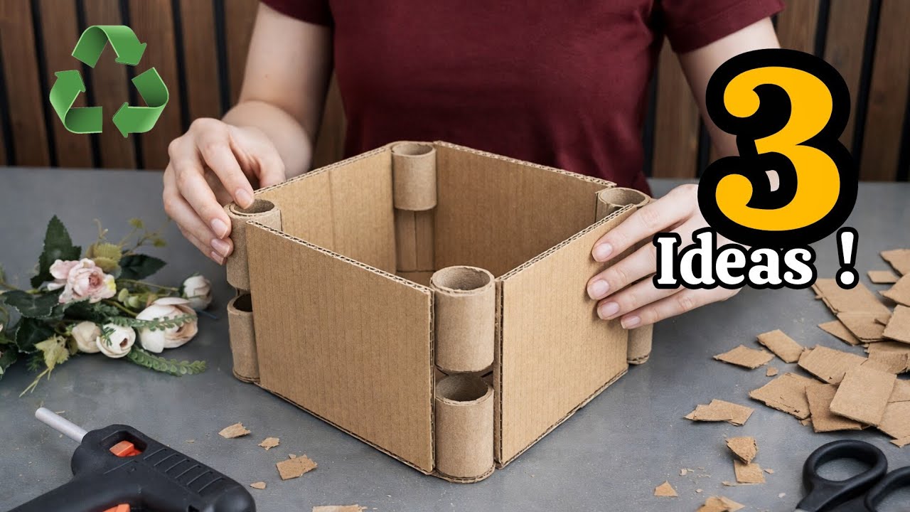 3 Amazing Cardboard Projects — The Results Will Blow Your Mind! 🤯🔥