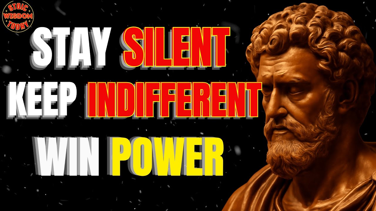 The Power of Silence and Indifference | Stoic Wisdom Today