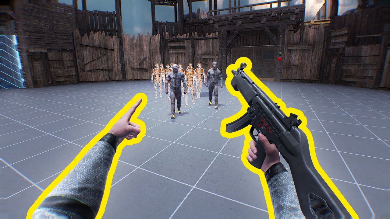 BONEWORKS - Smooth Arena Mode Gameplay (4k 60FPS HDR)