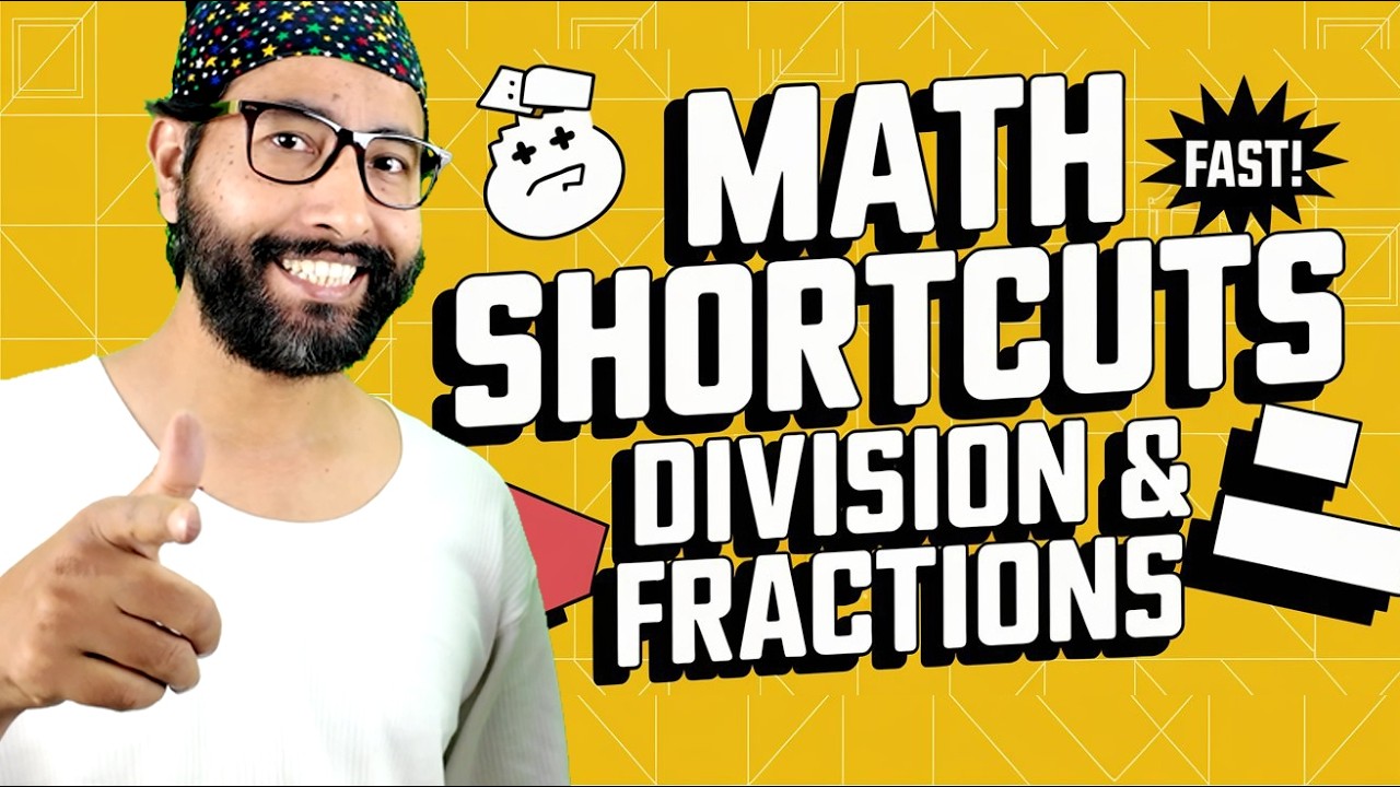 Math Shortcuts Division and Fractions | Quick & Easy Tricks!