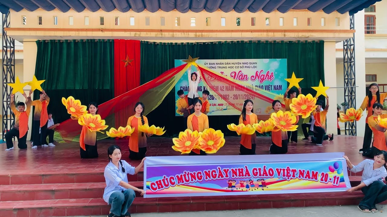 Tiết mục múa+hoạt cảnh “Nhà giáo cách mạng” Lớp 7C-Hội thi chào mừng 20/11 trường THCS Phú Lộc