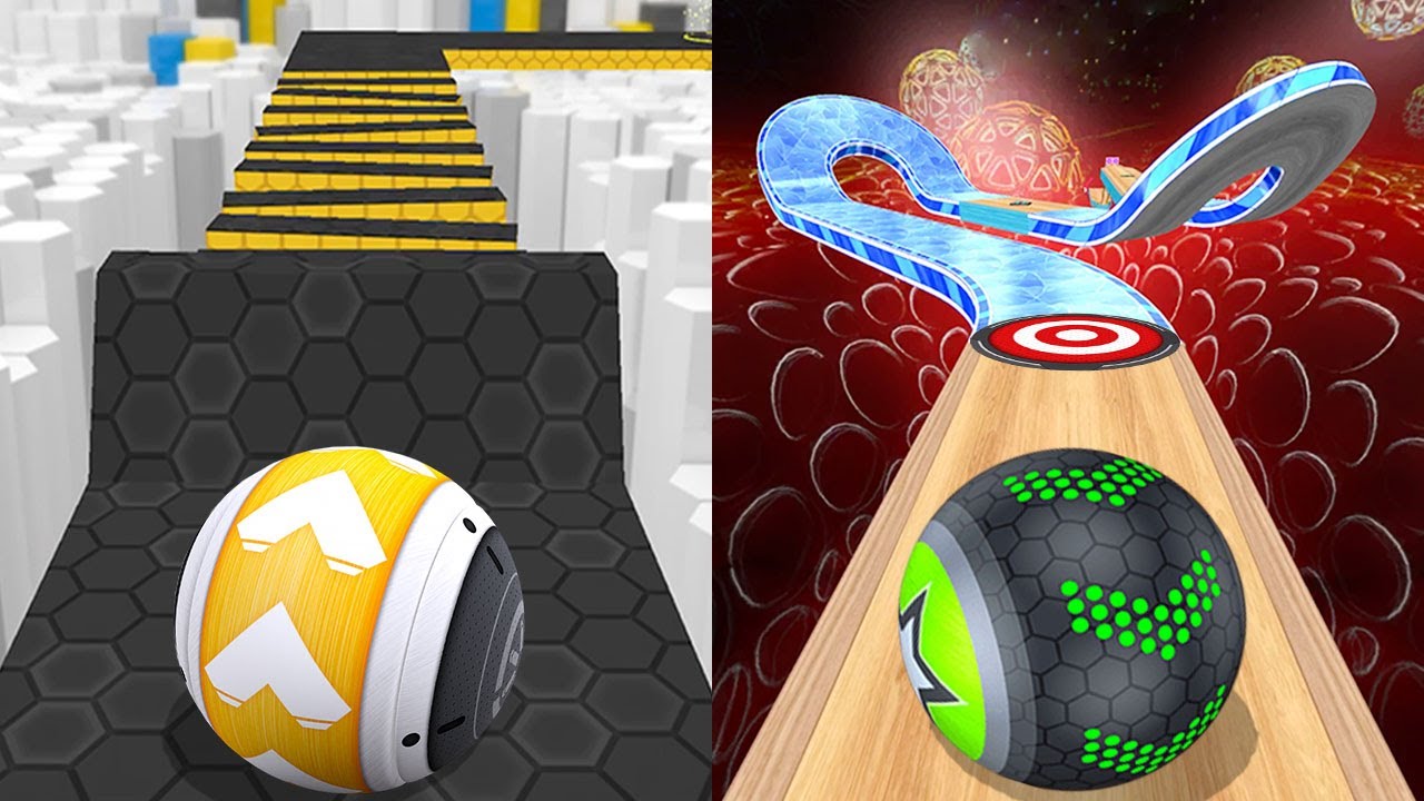 🏳️‍🌈 Going Balls VS GyroSphere Trials,Temple Rolling Ball,Action Balls,Rolling Balance Ball 3D