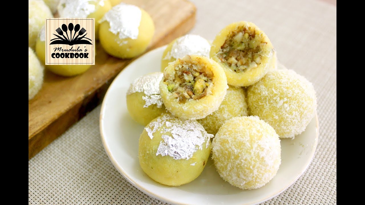 coconut gulkand ladoo || quick dessert recipe