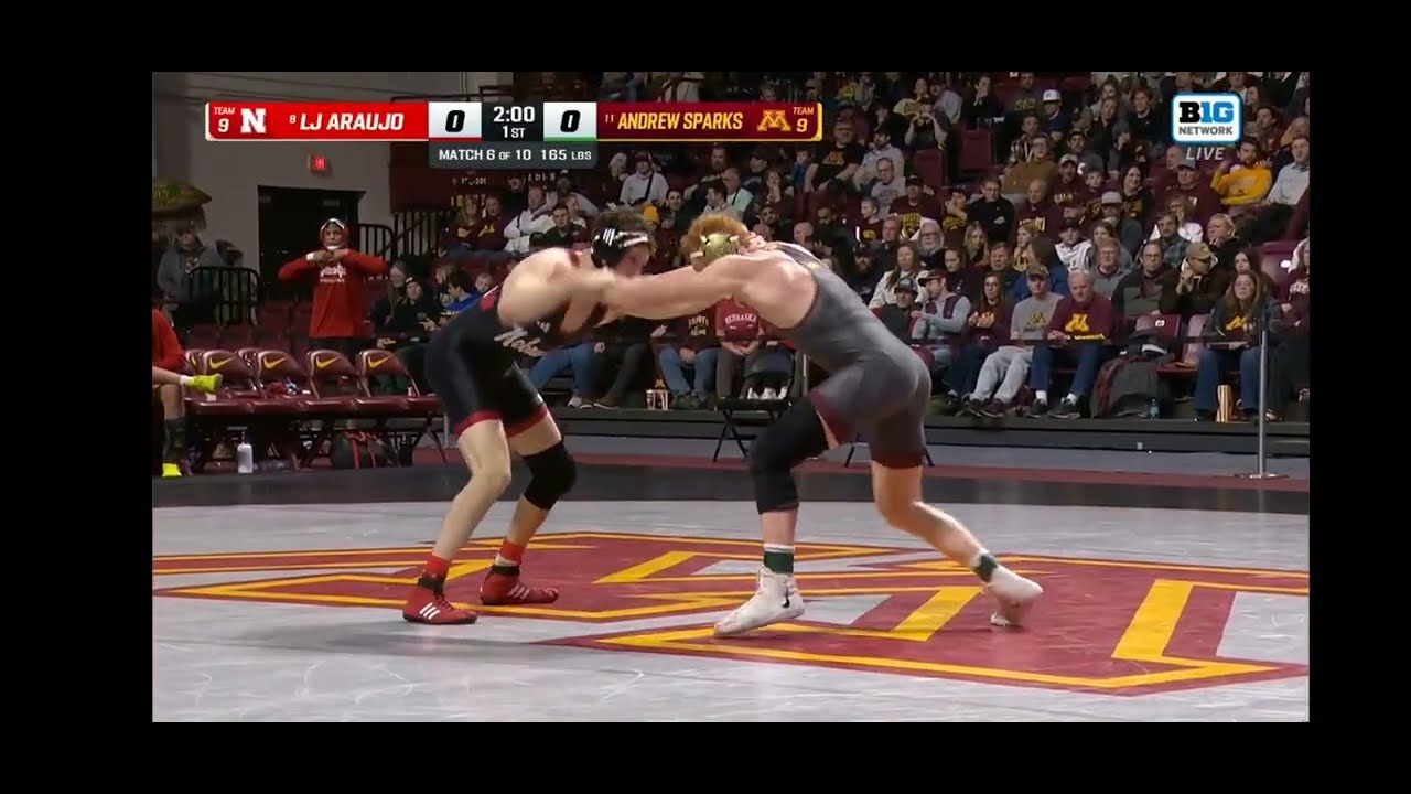 Andrew Sparks vs LJ Araujo Nebraska vs Minnesota 1/16/26