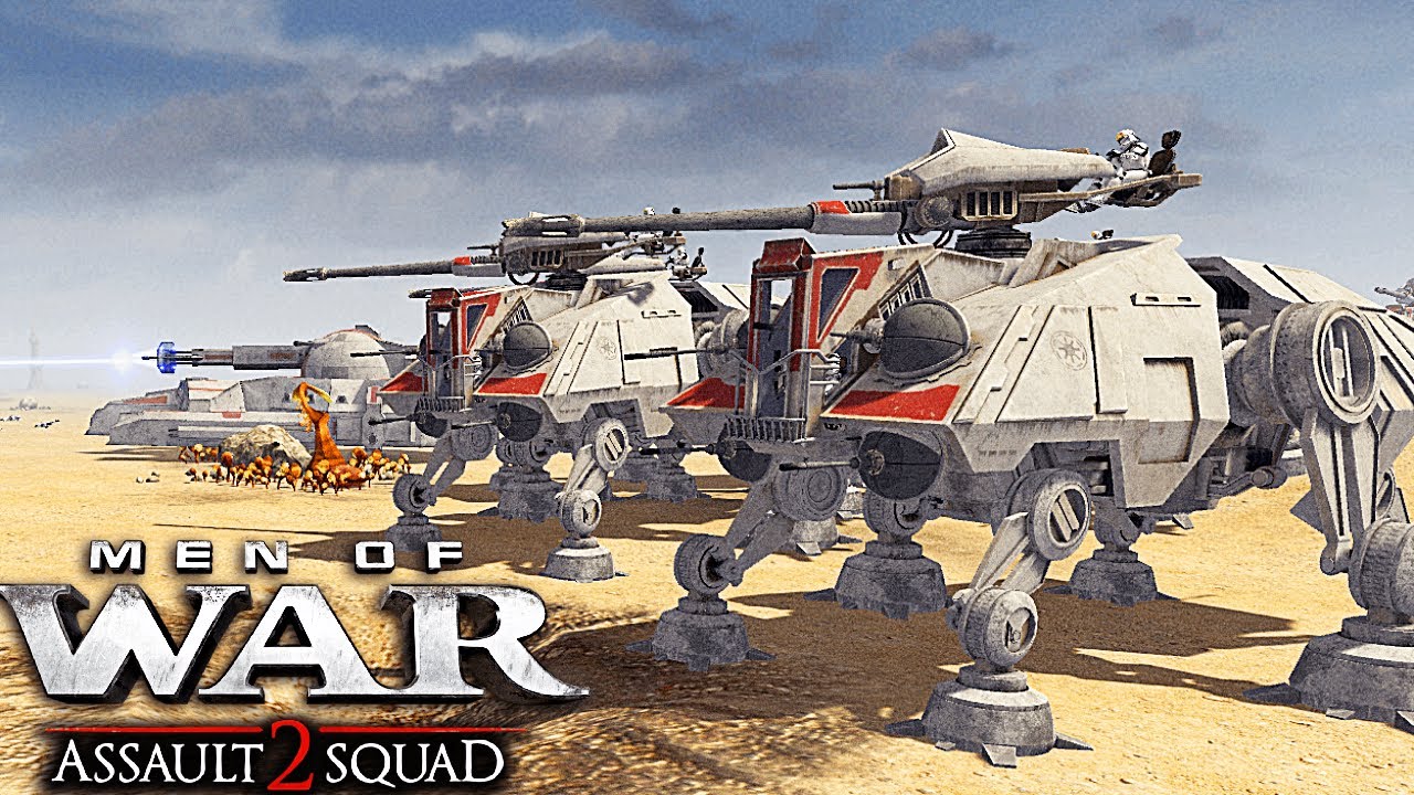 ULTIMATE STAR WARS MOD: Galactic Republic vs CIS Battle Droids! - Men of War: Assault Squad 2