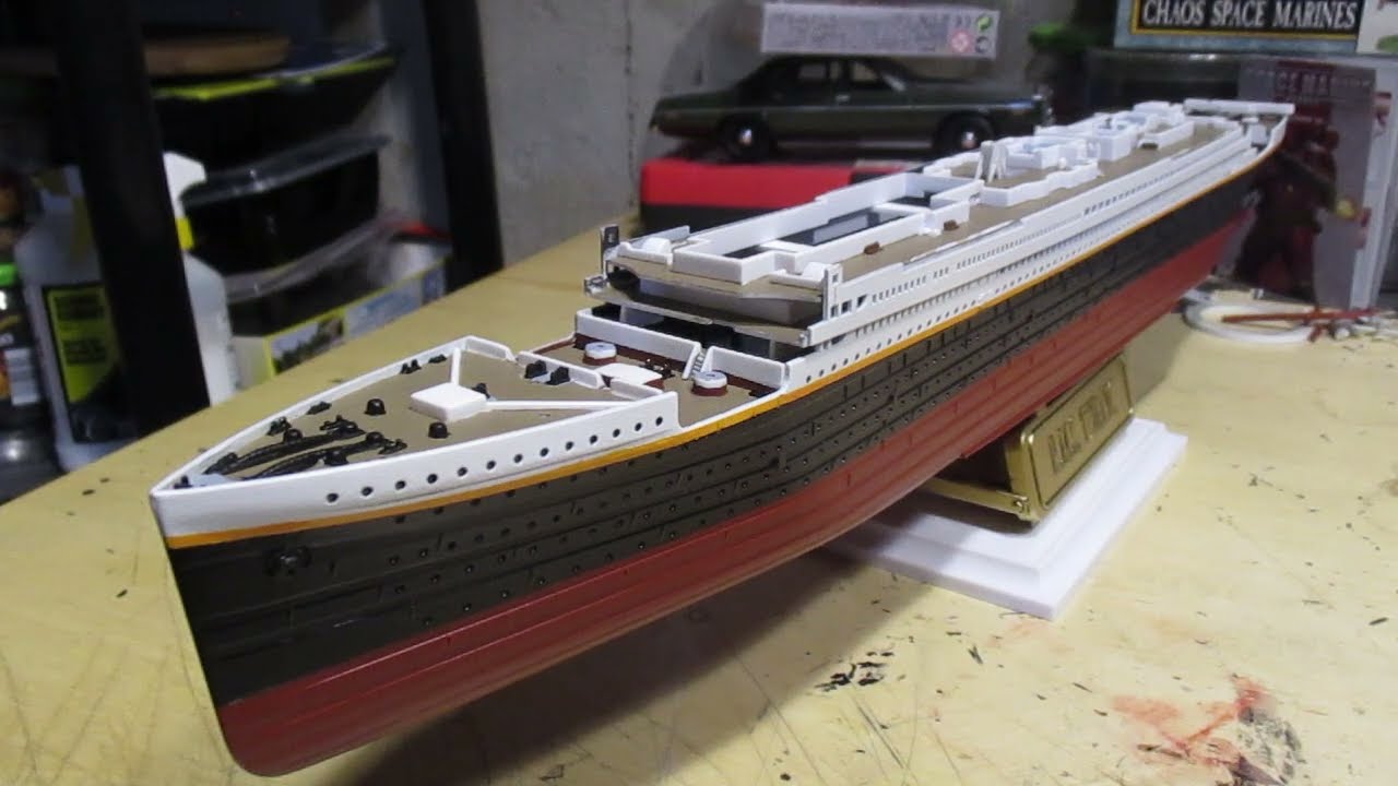 Plastic Models - 1/550 Hobby Boss RMS Titanic - Work In Progress #2