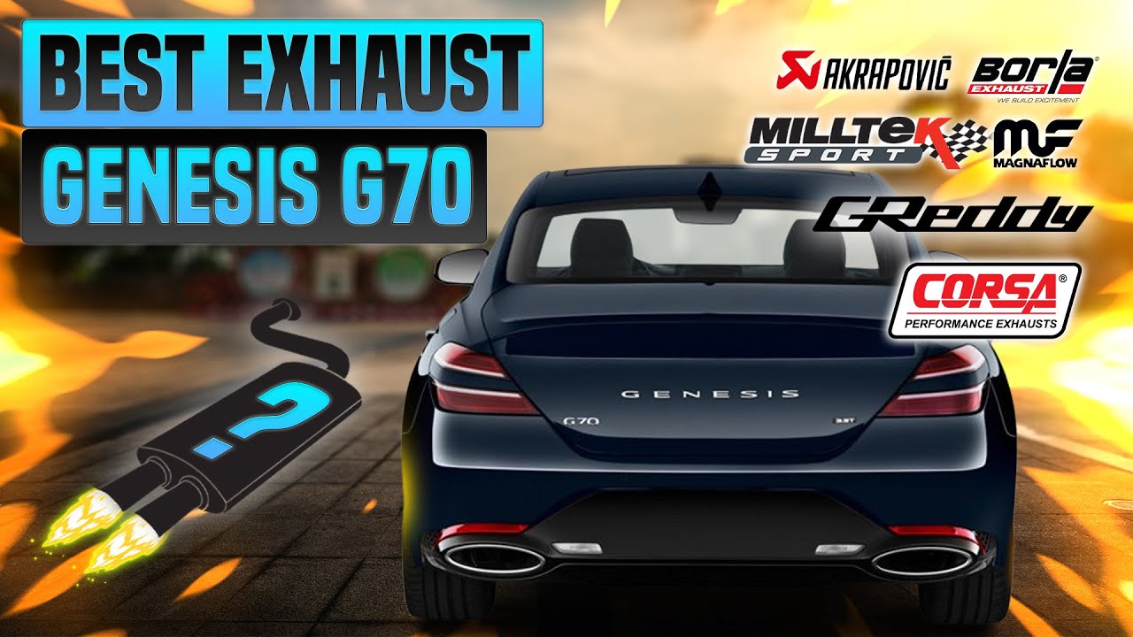 Genesis  G70 Exhaust Sound🔥ARK,Black Widow,Maintec,Jun B.L,Kunstwerk,Upgrade