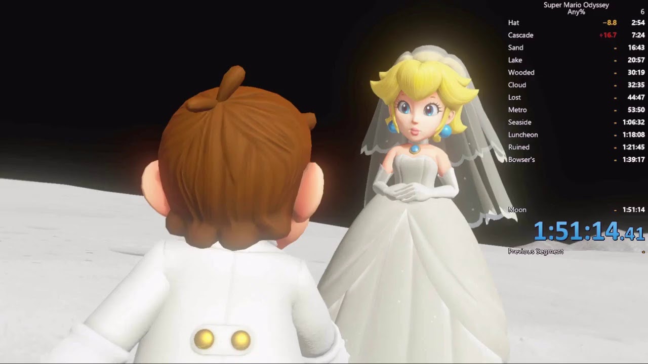 Super Mario Odyssey Speed Run- No commentary