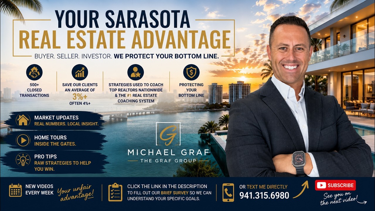 Living in Sarasota, FL? The Real Estate Advice You Actually Need | Buyers, Sellers & Investors