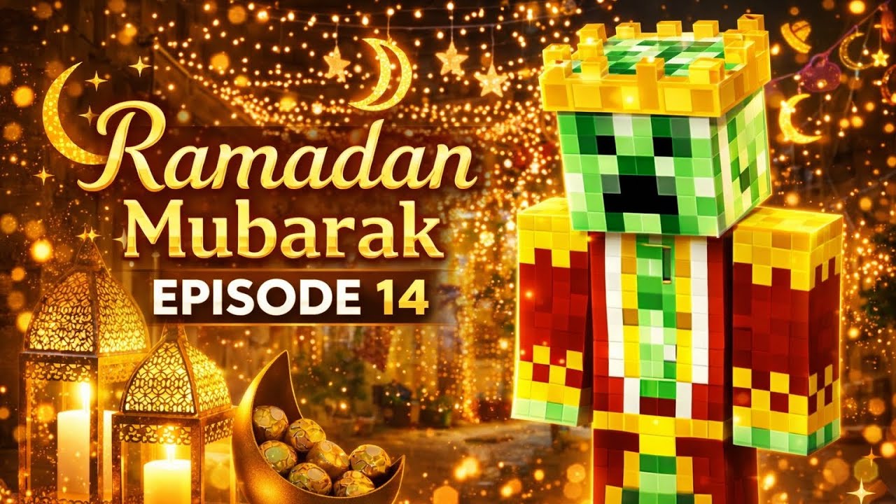 Minecraft Survival Episode 15 | Pure Ghar Mein Light Decoration 🔥✨ | Ramadan Mubarak Special 🌙