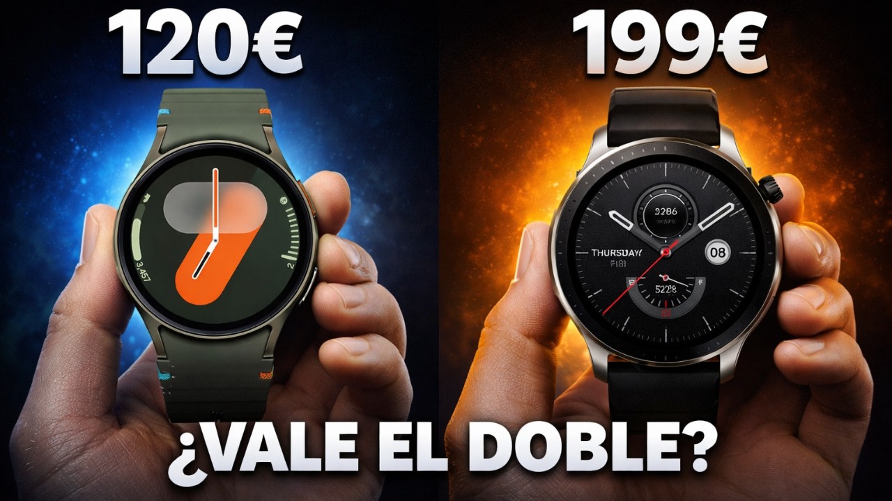 Samsung Galaxy Watch 7 vs Amazfit GTR 4: ¿Vale el Doble el Precio?