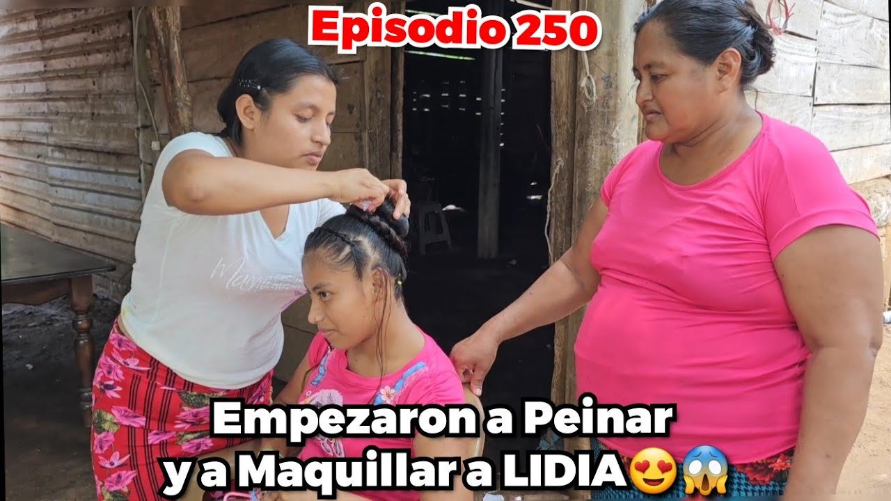 Empezarón a Peinar y a Maquillar😱 a LIDIA mirén que Hermosa😍 quedó, Te Sorprenderás😱😱