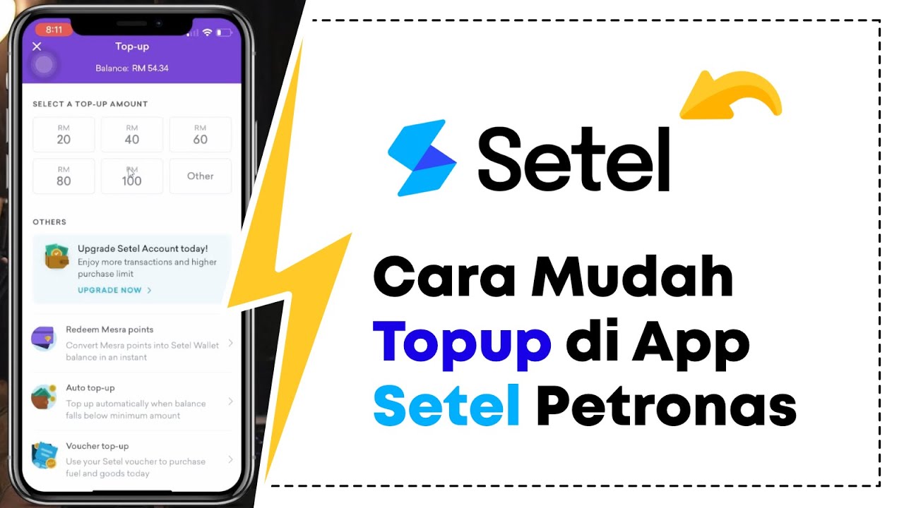 Cara Mudah Topup di App Setel Petronas 2023