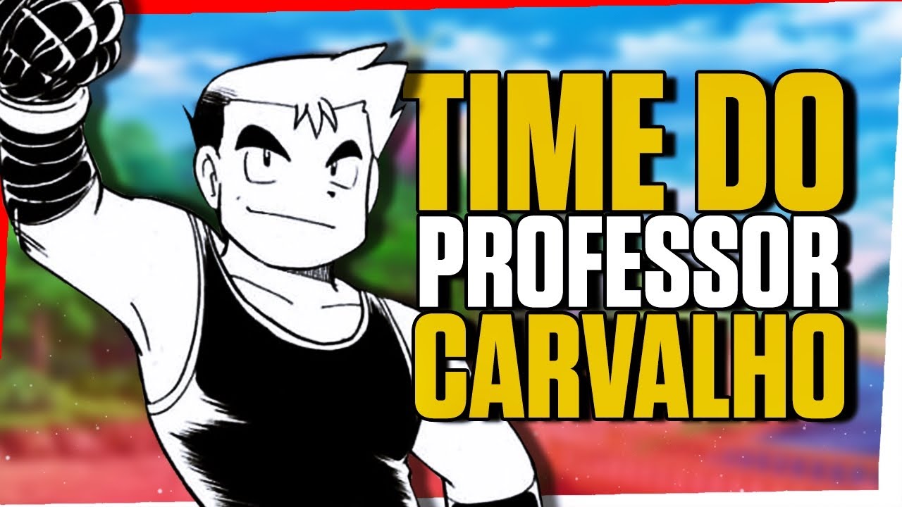 TIME DO PROFESSOR CARVALHO DO MANGÁ | DESAFIO POKÉMON
