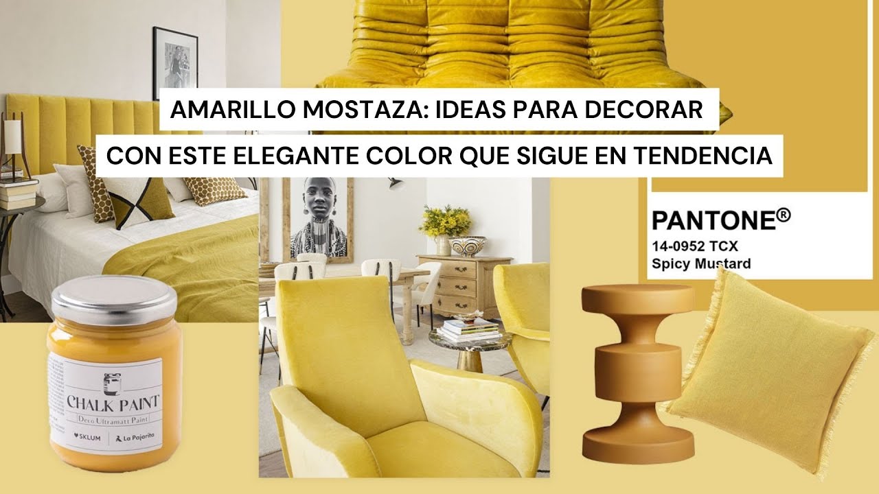 Amarillo mostaza: ideas para decorar con este elegante color que sigue en tendencia