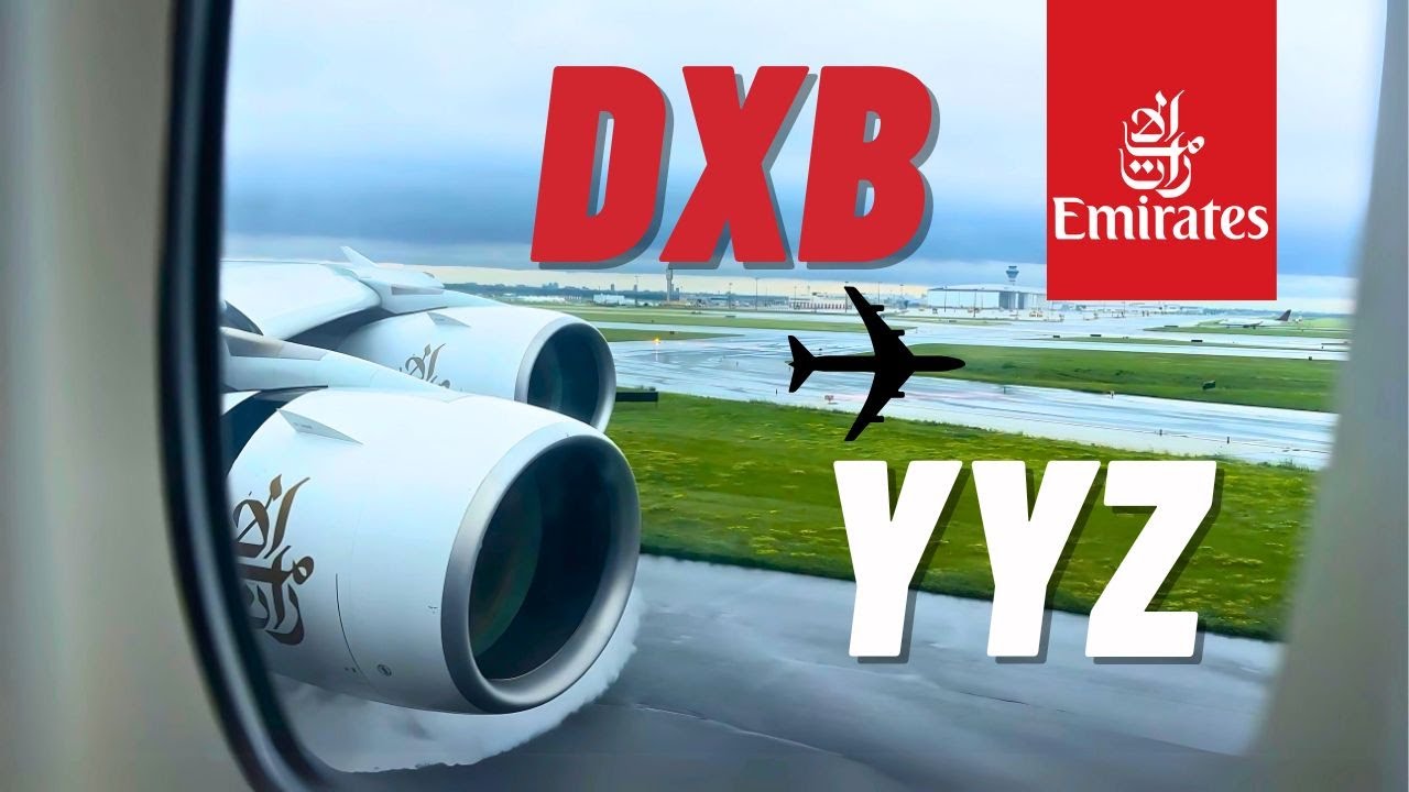 🇦🇪 Dubai (DXB) to Toronto (YYZ) 🇨🇦 | Emirates | A380 | Tour of Dubai City and Plane Spotting